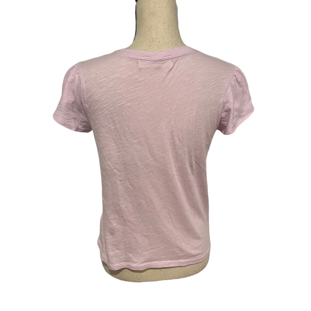 70. Free people we the free petal sleeve lavender top - Picture 3 of 5